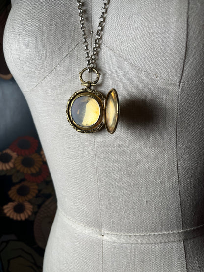 Early 19th c. Gold Front + Back Locket