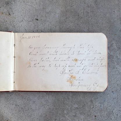 1880s Owl "Galaxy" Autograph Album