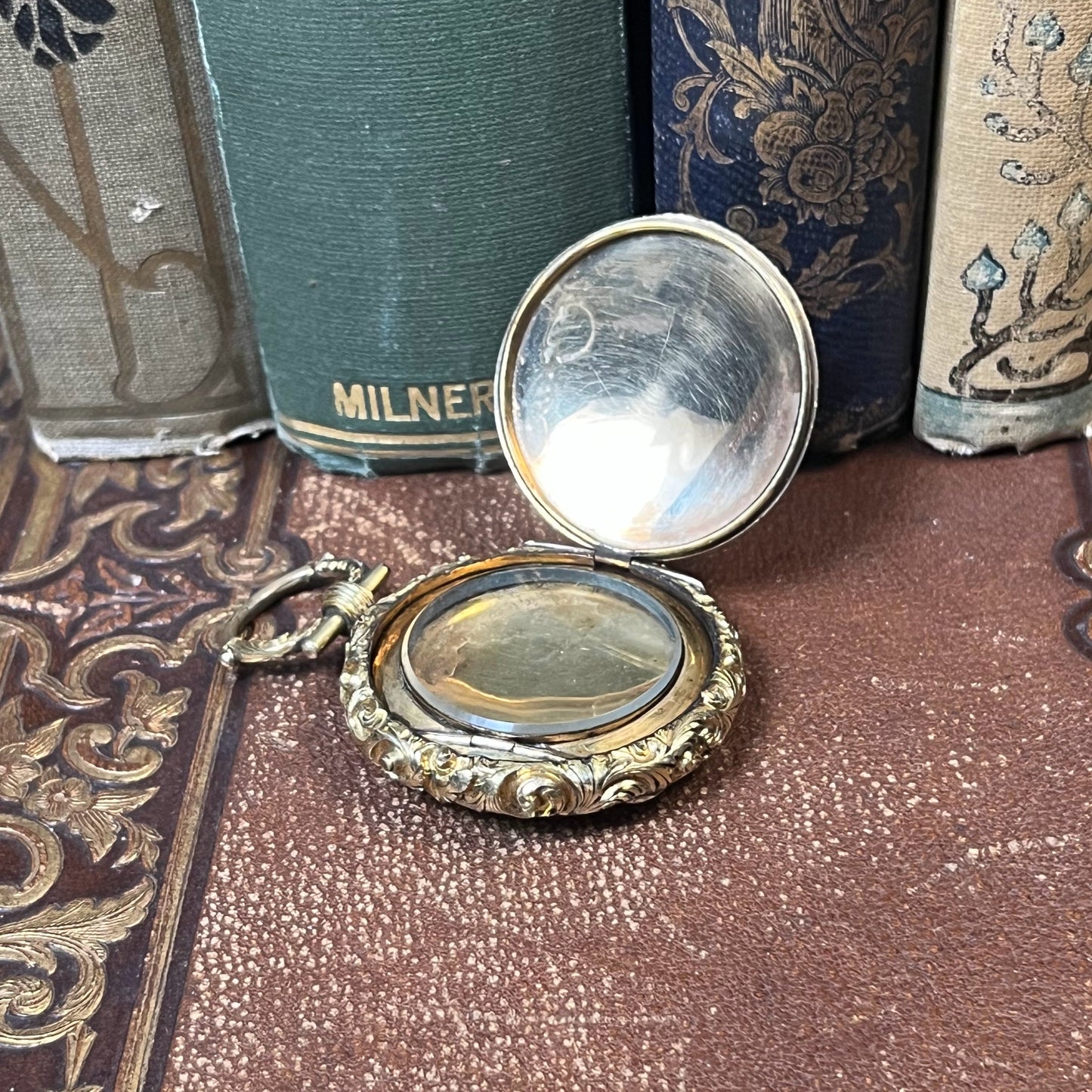Early 19th c. Gold Front + Back Locket