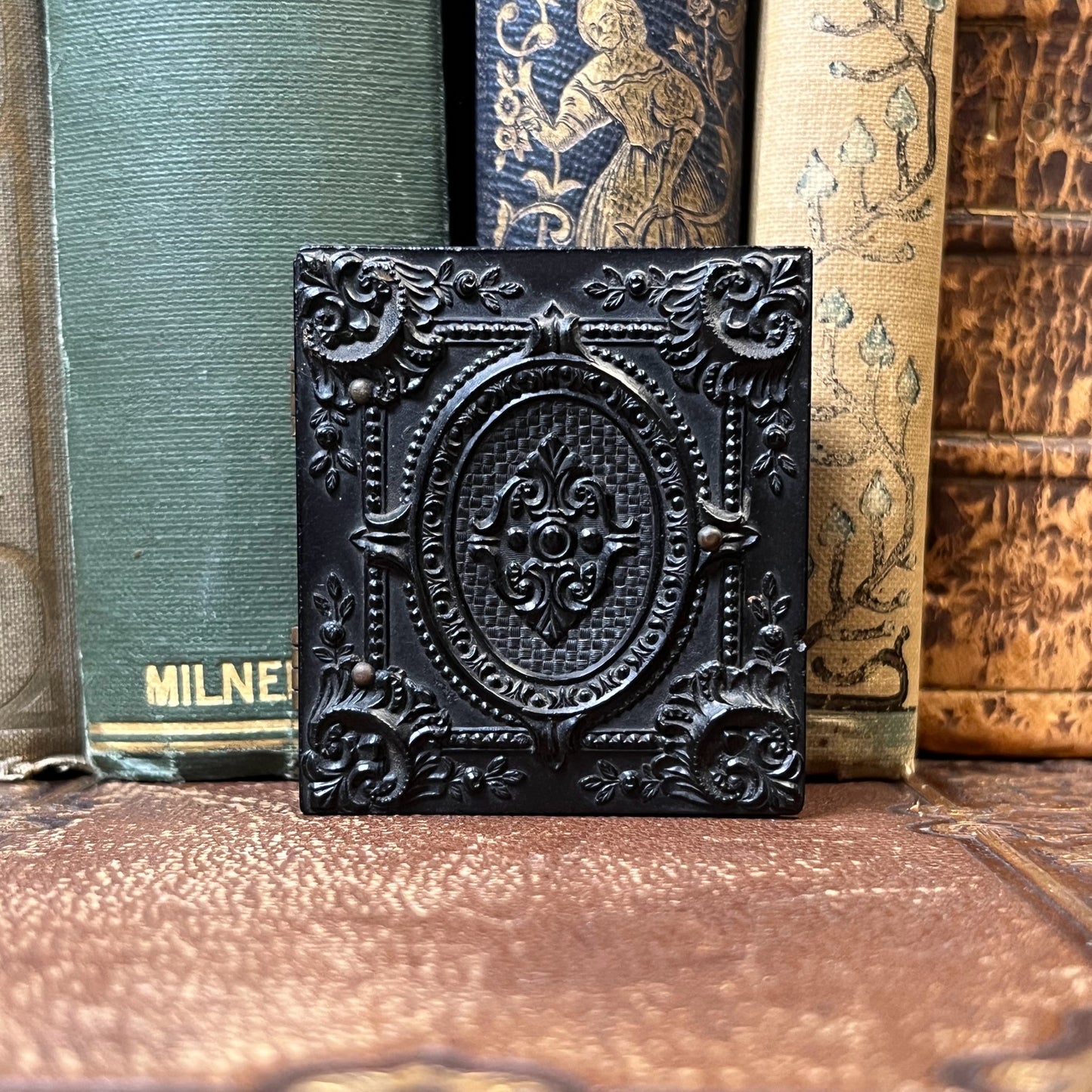 c. 1850s-1860s 1/16 Ambrotype Photograph in Case
