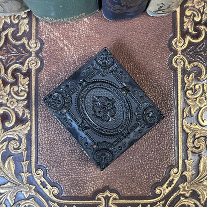 c. 1850s-1860s 1/16 Ambrotype Photograph in Case