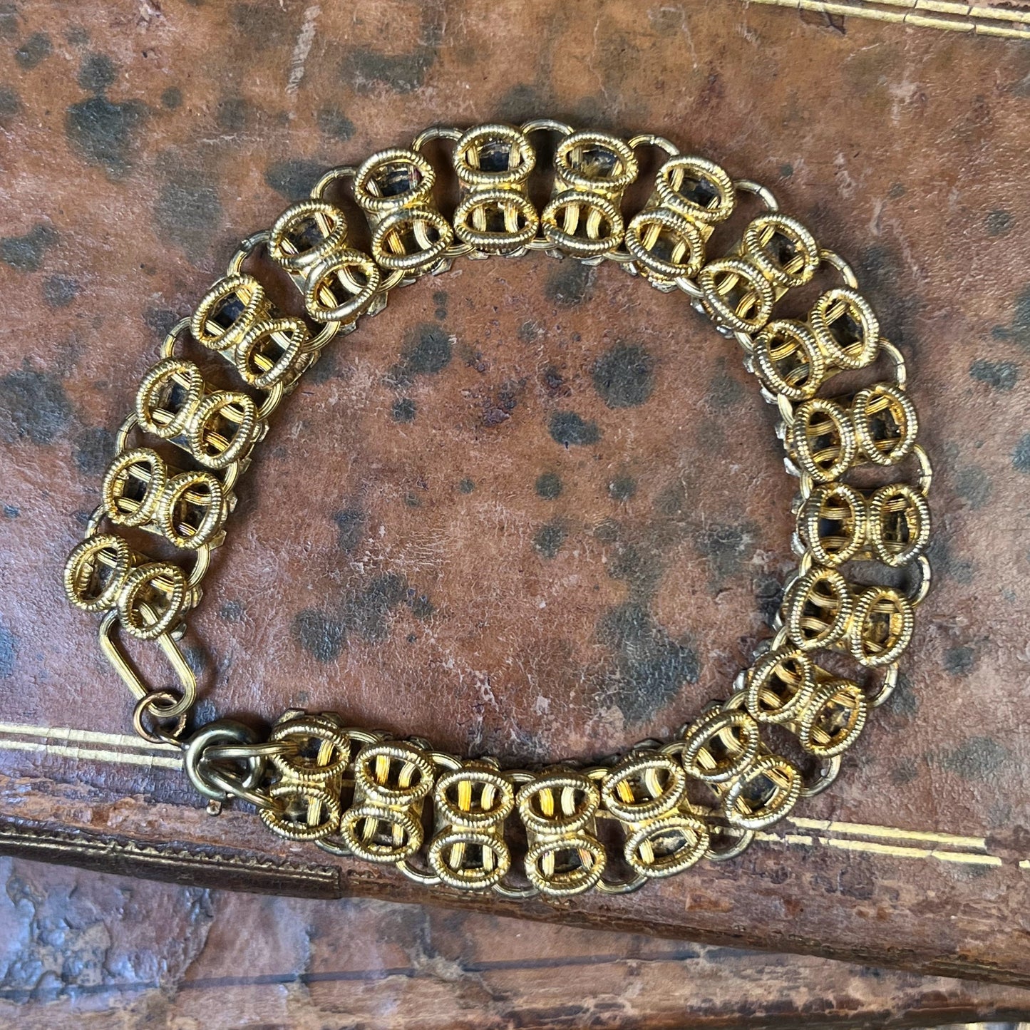 c. 1880s Book Chain Bracelet