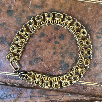 c. 1880s Book Chain Bracelet