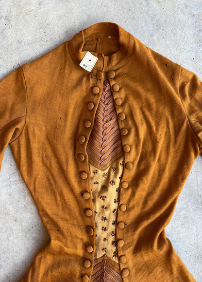 c. 1870s-1880s Wool Knit Bodice