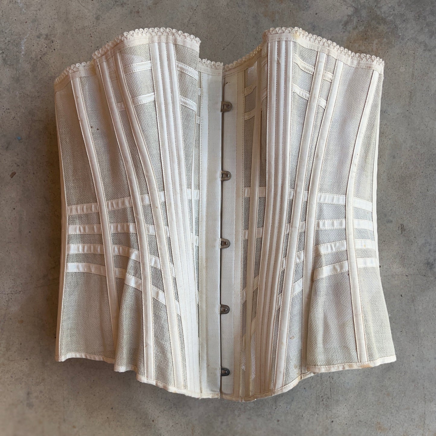 c. 1890s-1900s Summer Corset | Size 30"