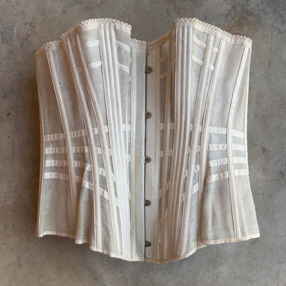 c. 1890s-1900s Summer Corset | Size 30"
