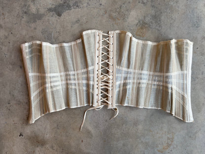 c. 1890s-1900s Summer Corset | Size 30"