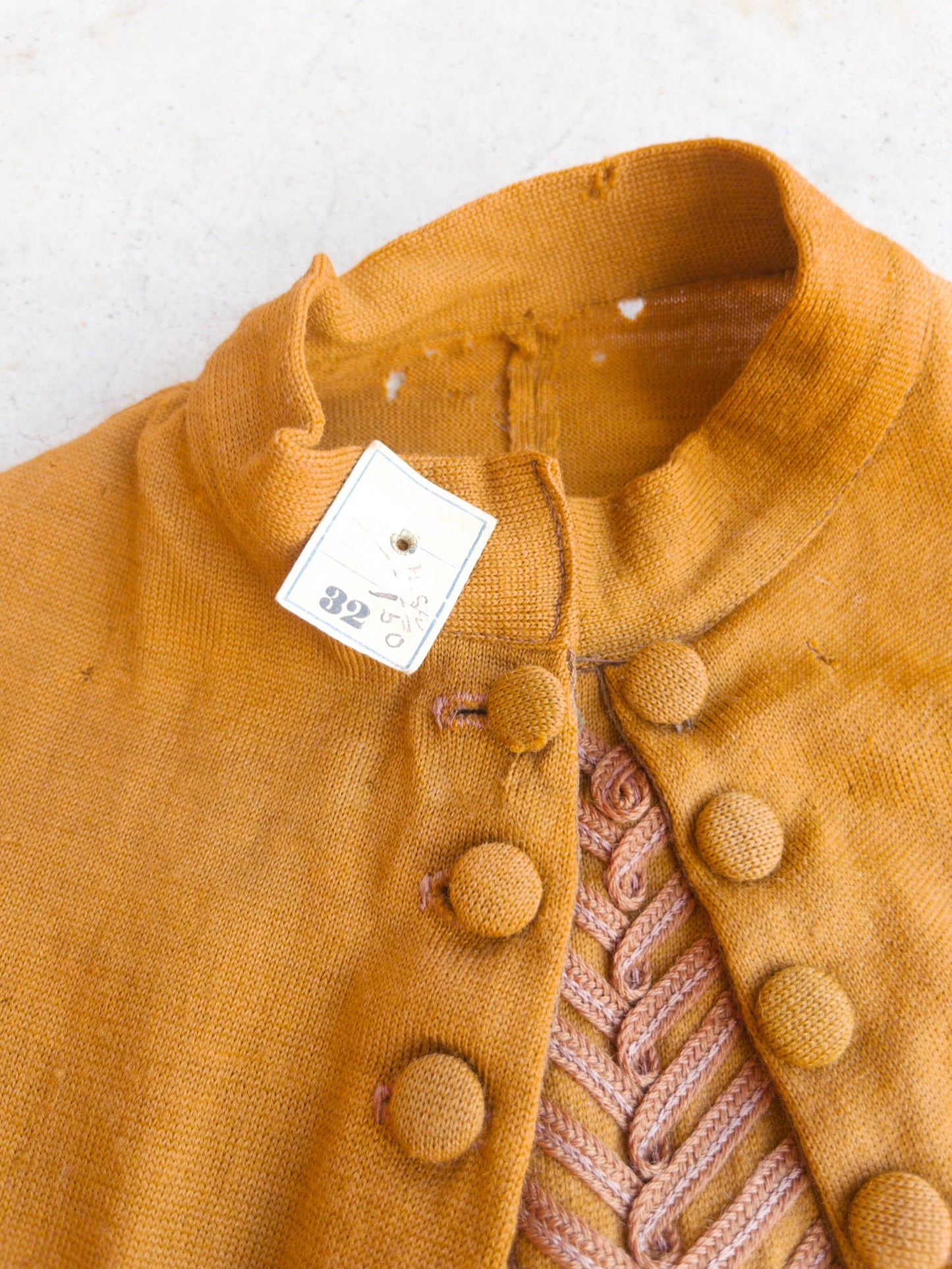 c. 1870s-1880s Wool Knit Bodice