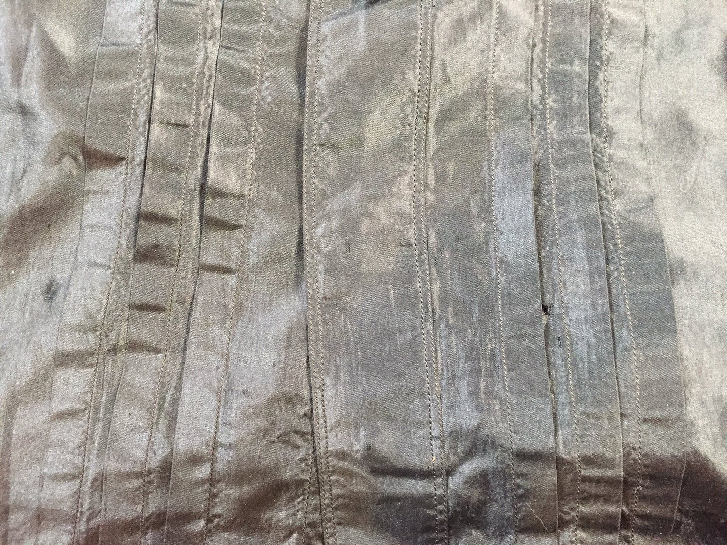 Edwardian Black Taffeta Shirtwaist