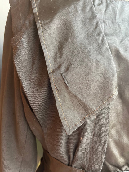 c. 1910s Black Wool Gabardine Dress | Study + Display + Repair