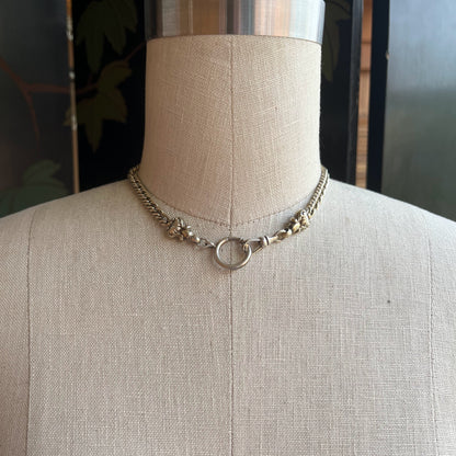 Early 19th c. Sterling Silver Curb Chain