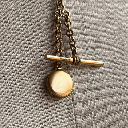 c. Turn of the Century Locket + Chains Necklace