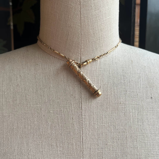 c. Turn of the Century Button Hook + Chain
