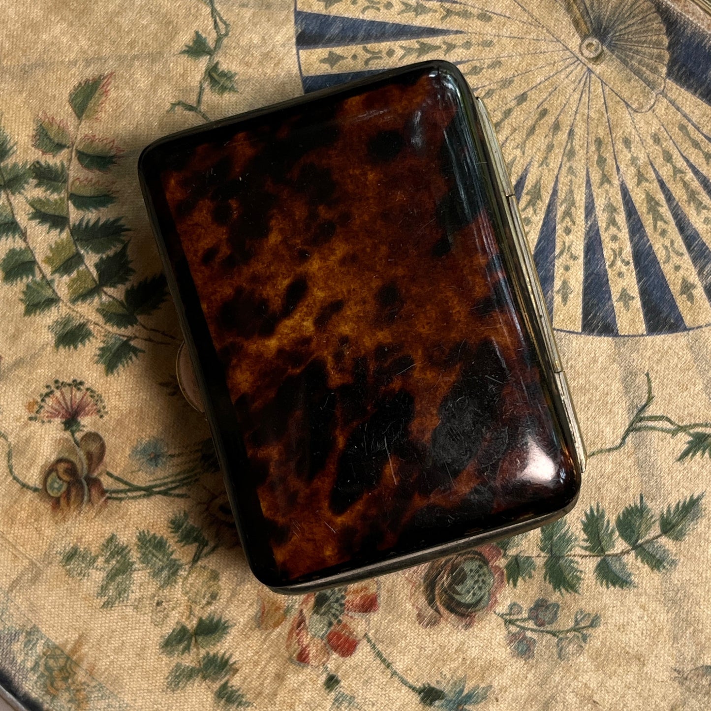 19th c. Faux Tortoise Shell Coin Purse
