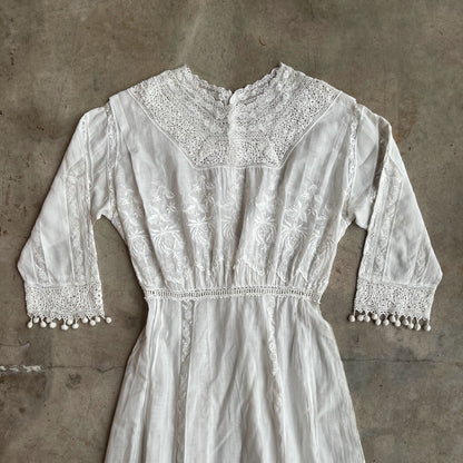 c. Early 1910s Lingerie Dress