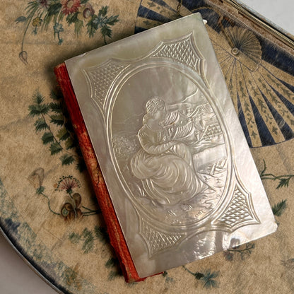 c. 1850s-1860s French Mother of Pearl Aide-Memoire
