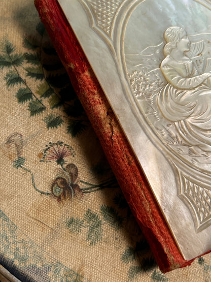 c. 1850s-1860s French Mother of Pearl Aide-Memoire