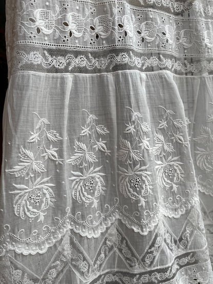 c. Early 1910s Lingerie Dress