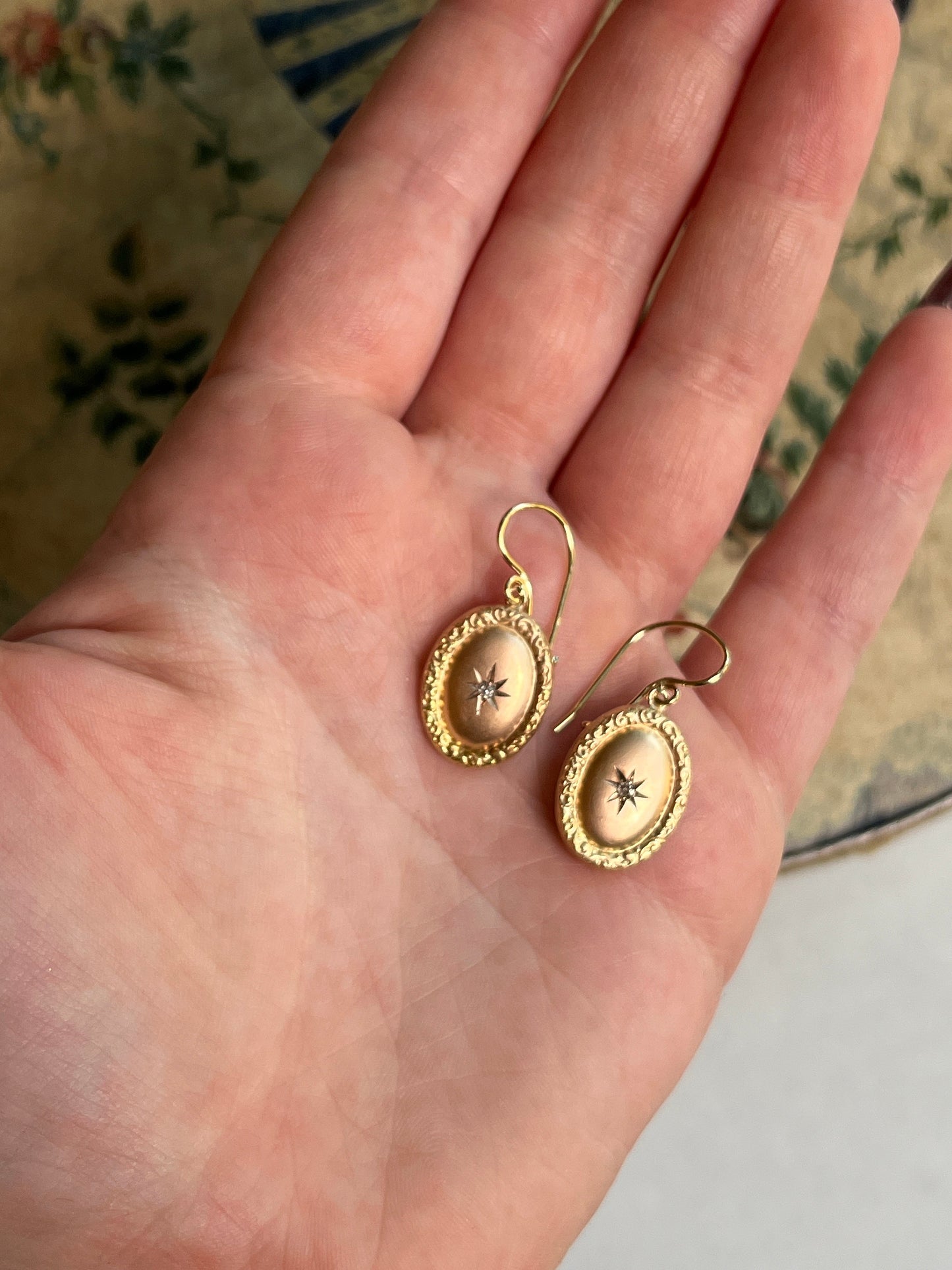 Late 19th-Early 20th c. 14k Gold Earrings