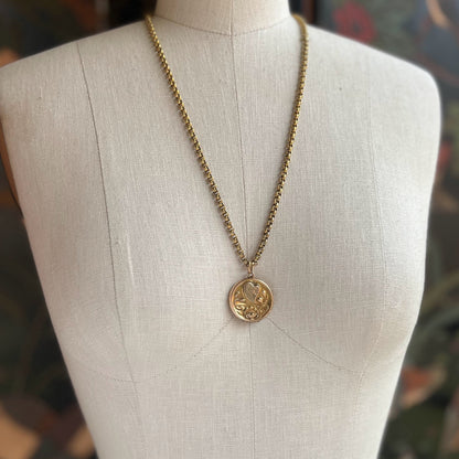 c. 1900s Witch's Heart Art Nouveau Locket