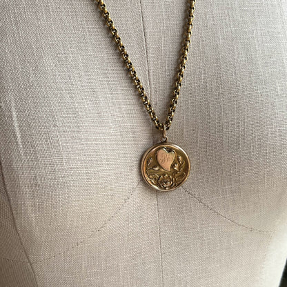 c. 1900s Witch's Heart Art Nouveau Locket