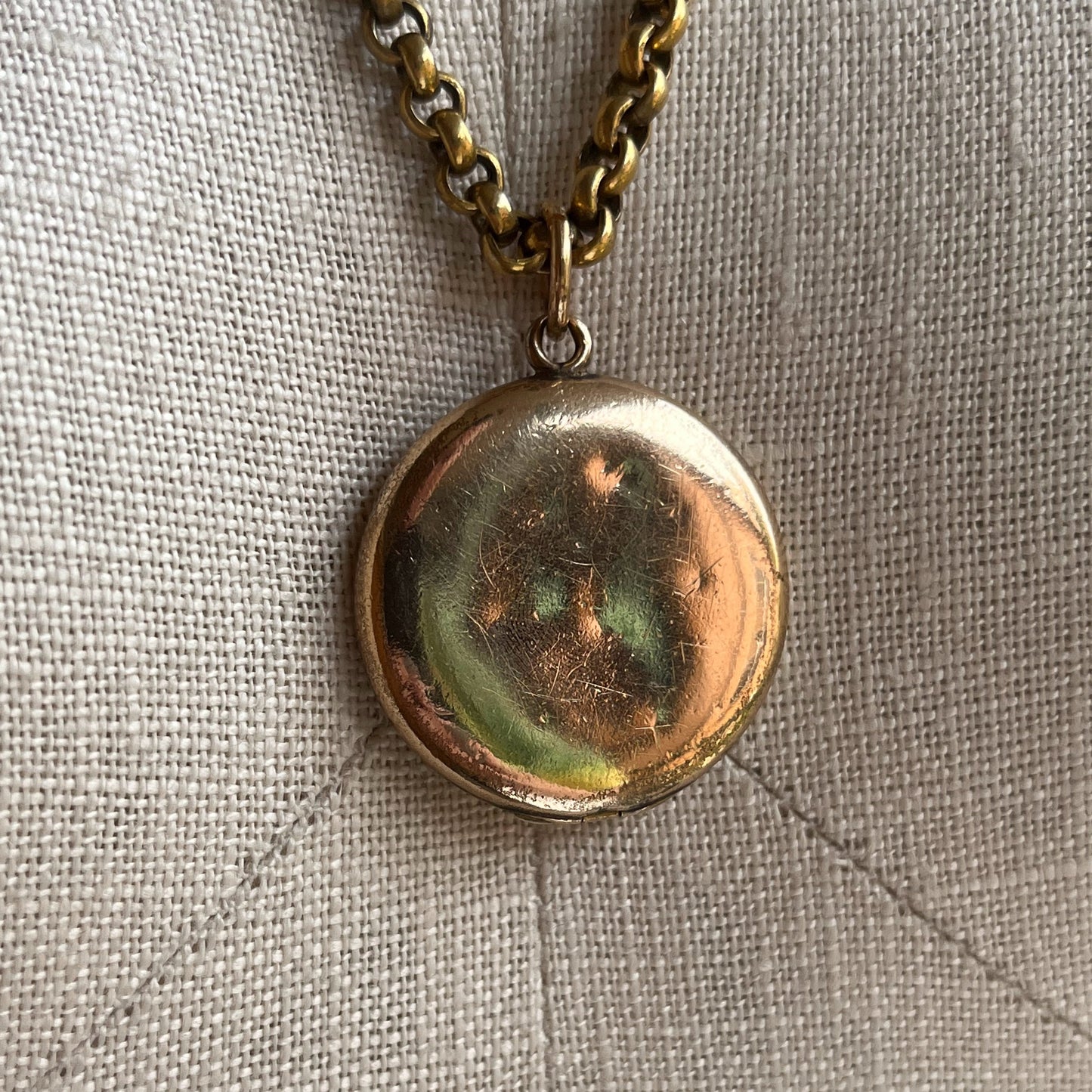 c. 1900s Witch's Heart Art Nouveau Locket