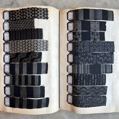 1890s French Fabric Swatchbook