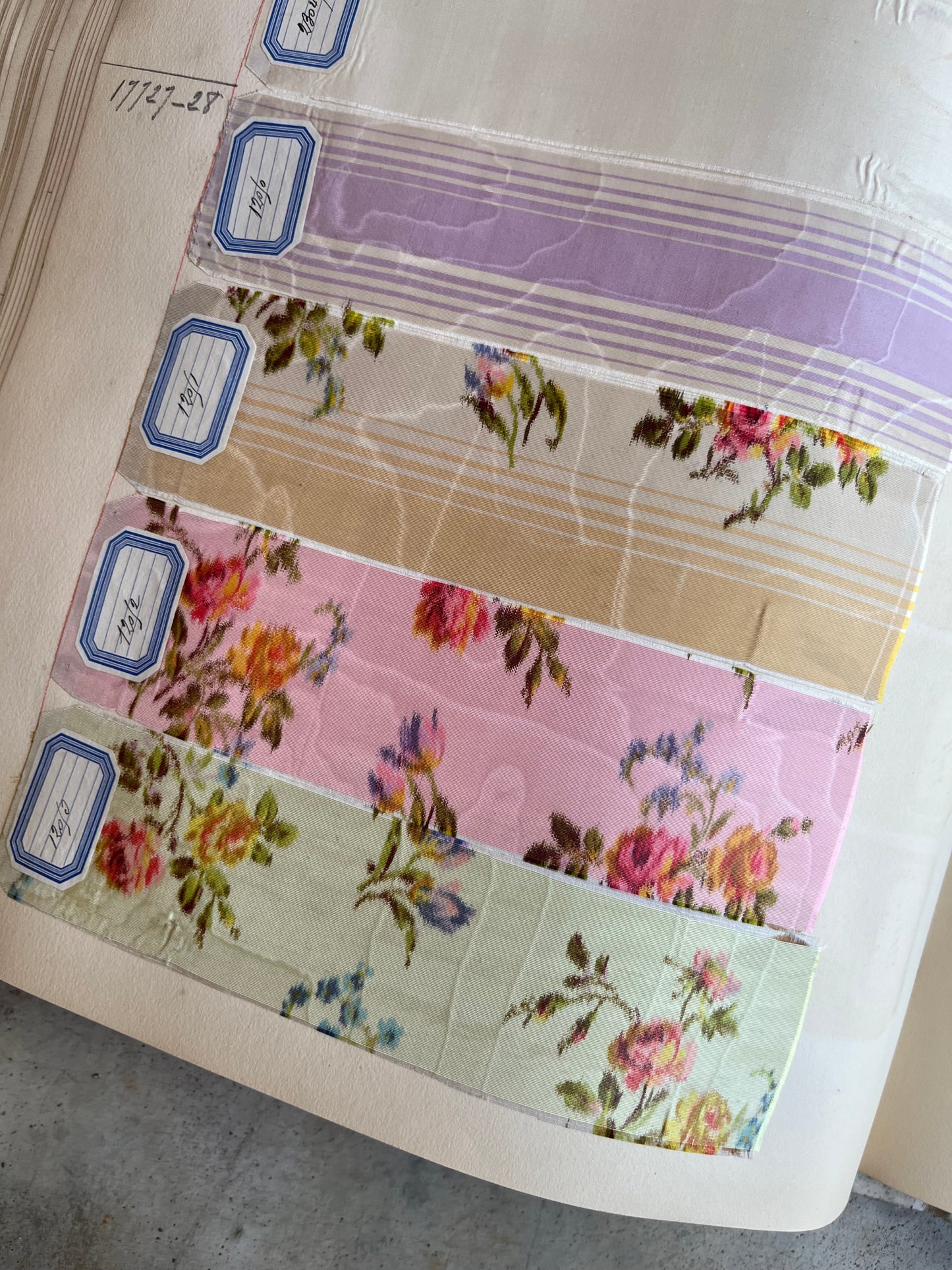 1890s French Fabric Swatchbook