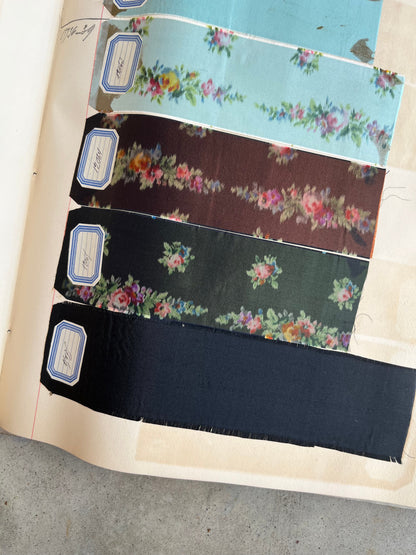 1890s French Fabric Swatchbook