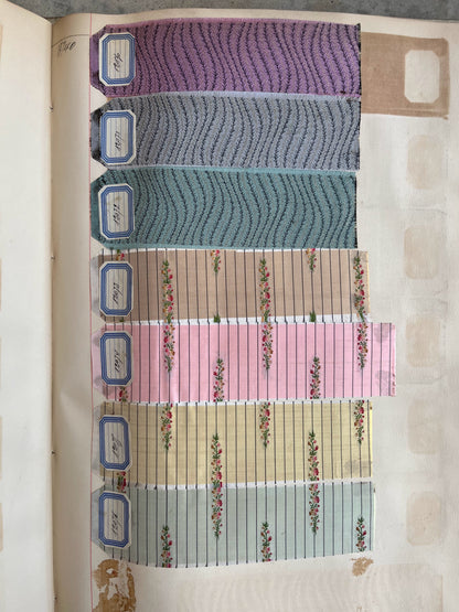 1890s French Fabric Swatchbook
