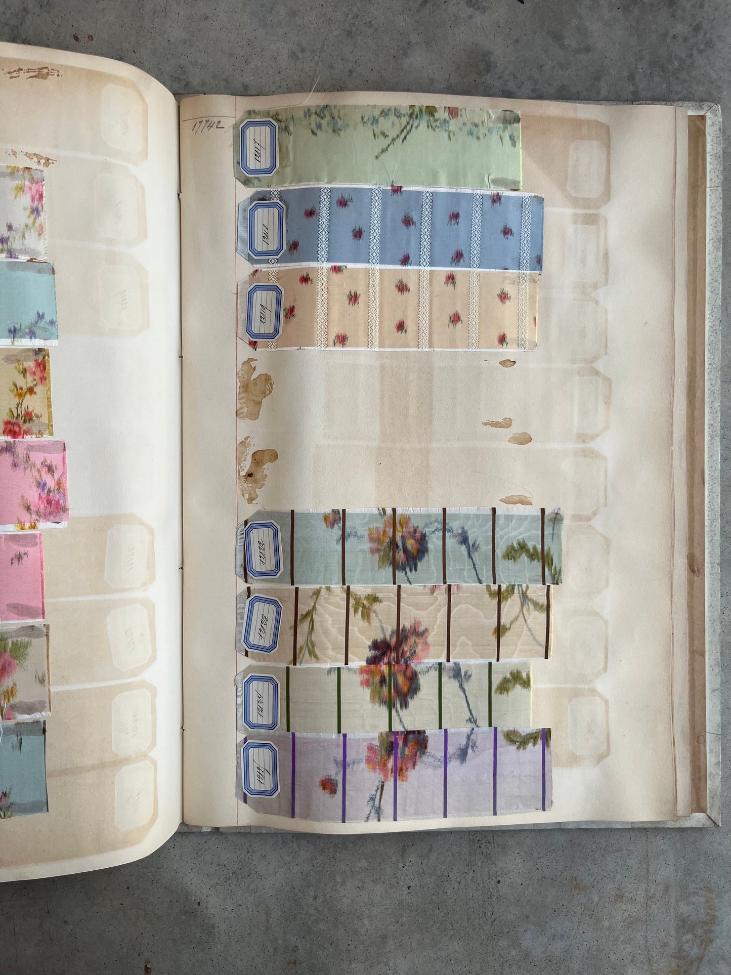 1890s French Fabric Swatchbook