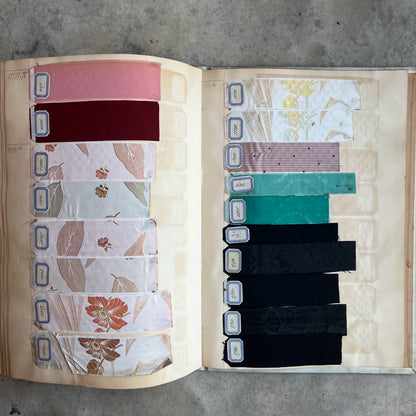 1890s French Fabric Swatchbook