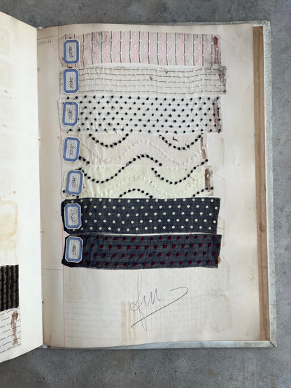 1890s French Fabric Swatchbook