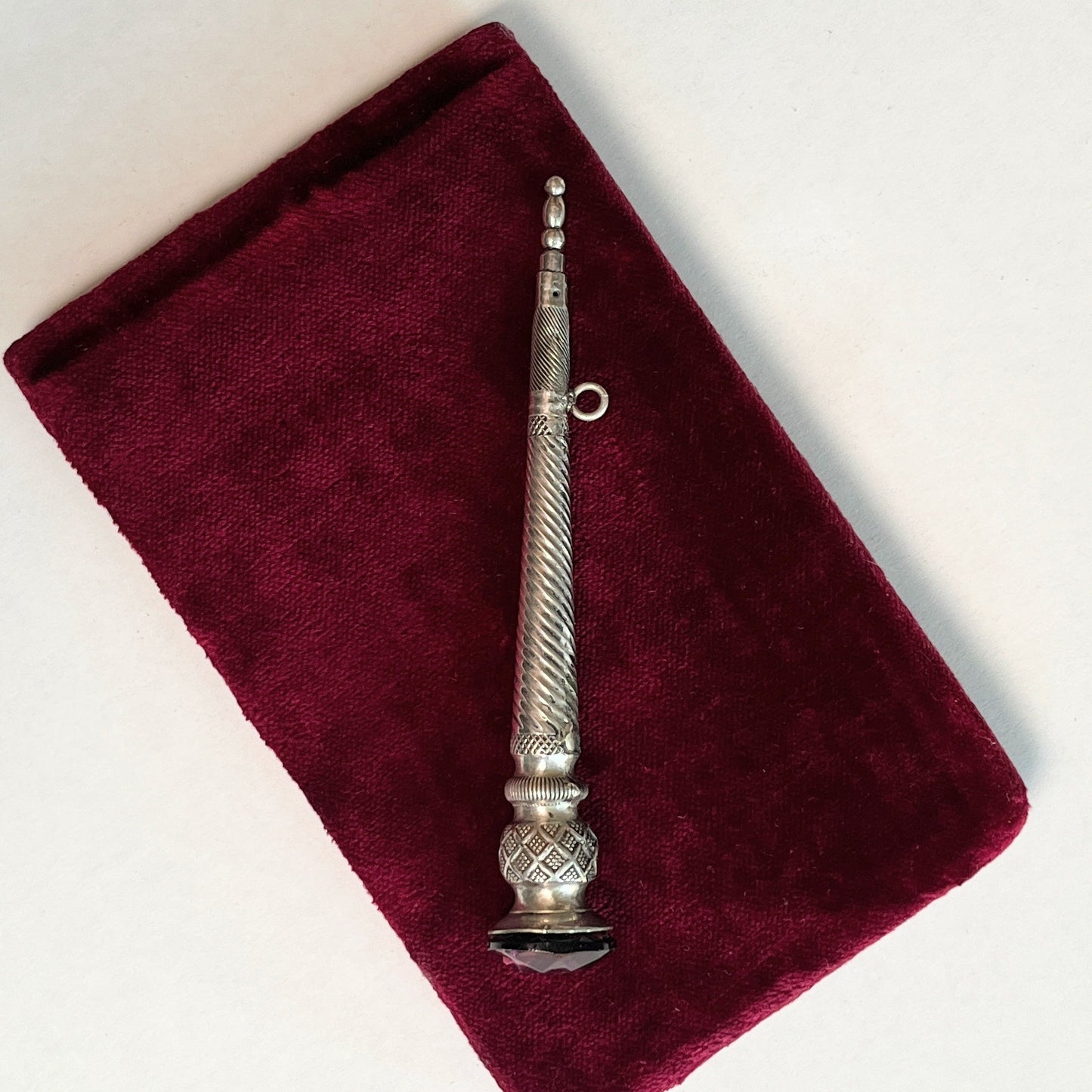 19th c. Sterling Silver Kilt Pin Pendant Conversion