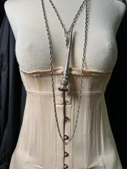 19th c. Sterling Silver Kilt Pin Pendant Conversion