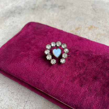 c. Turn of the Century Horseshoe Heart Brooch
