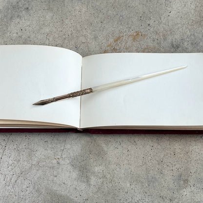c. Turn of the Century Mother of Pearl Dip Pen