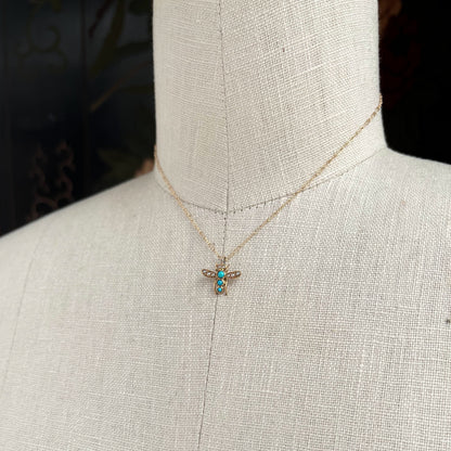 Late 19th c. 14k Gold Fly Pendant