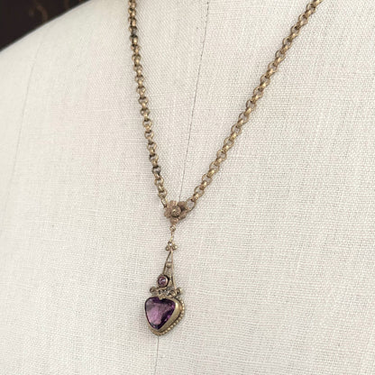 Early 20th c. Gilt Brass Necklace