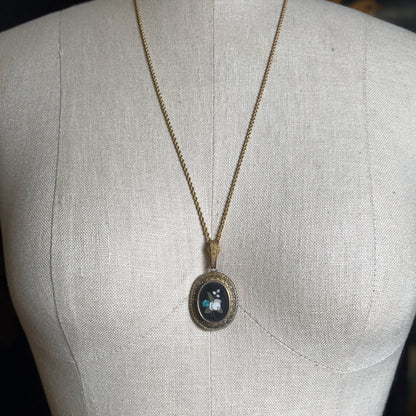 c. 1880s Pietra Dura Locket