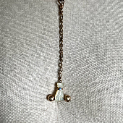 RESERVED | Victorian Mother of Pearl Fist