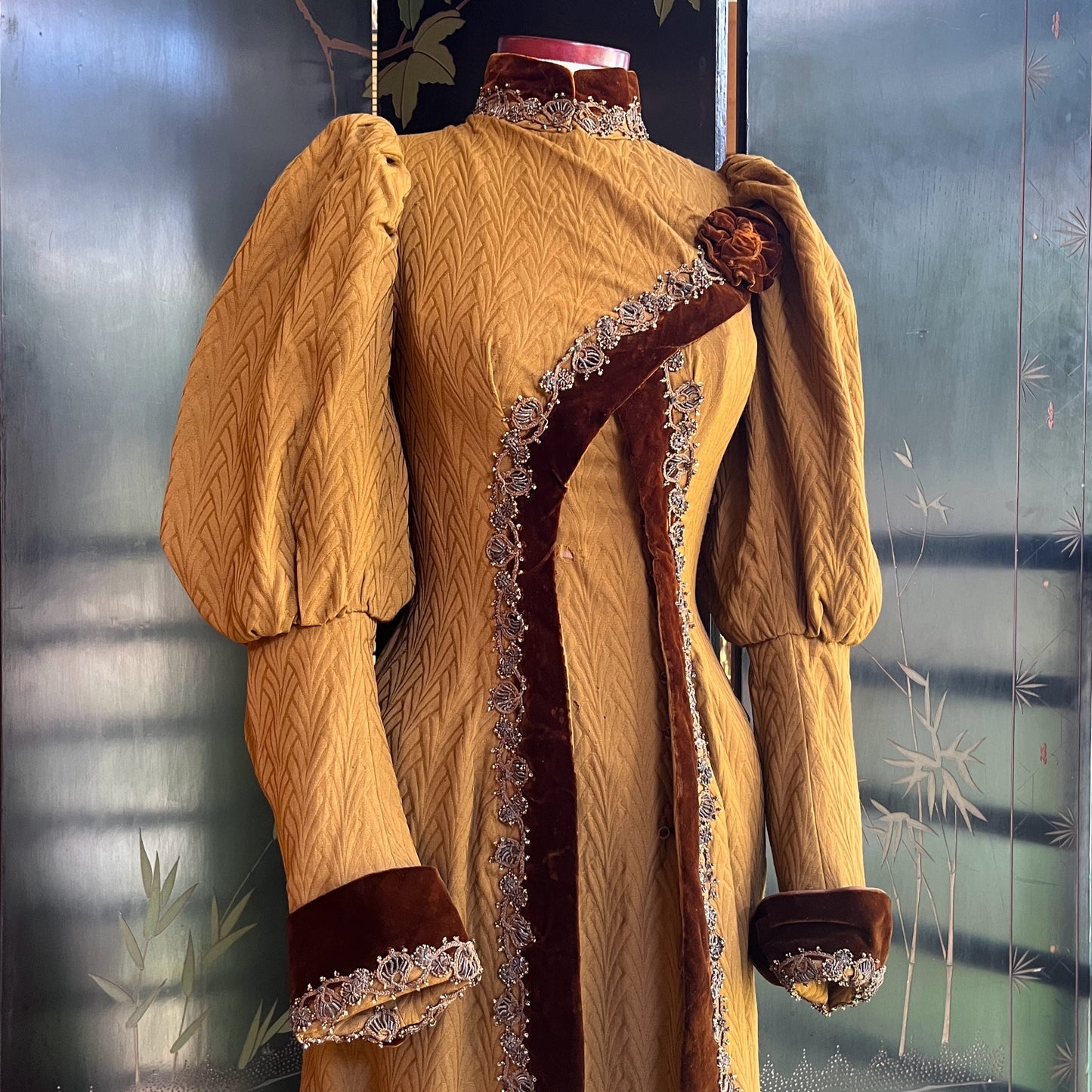 RESERVED | c. 1890s Wrapper Dress or Tea Gown