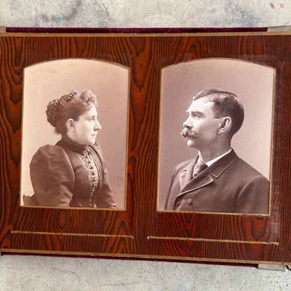 c. 1880s-1890s Victorian Photo Album