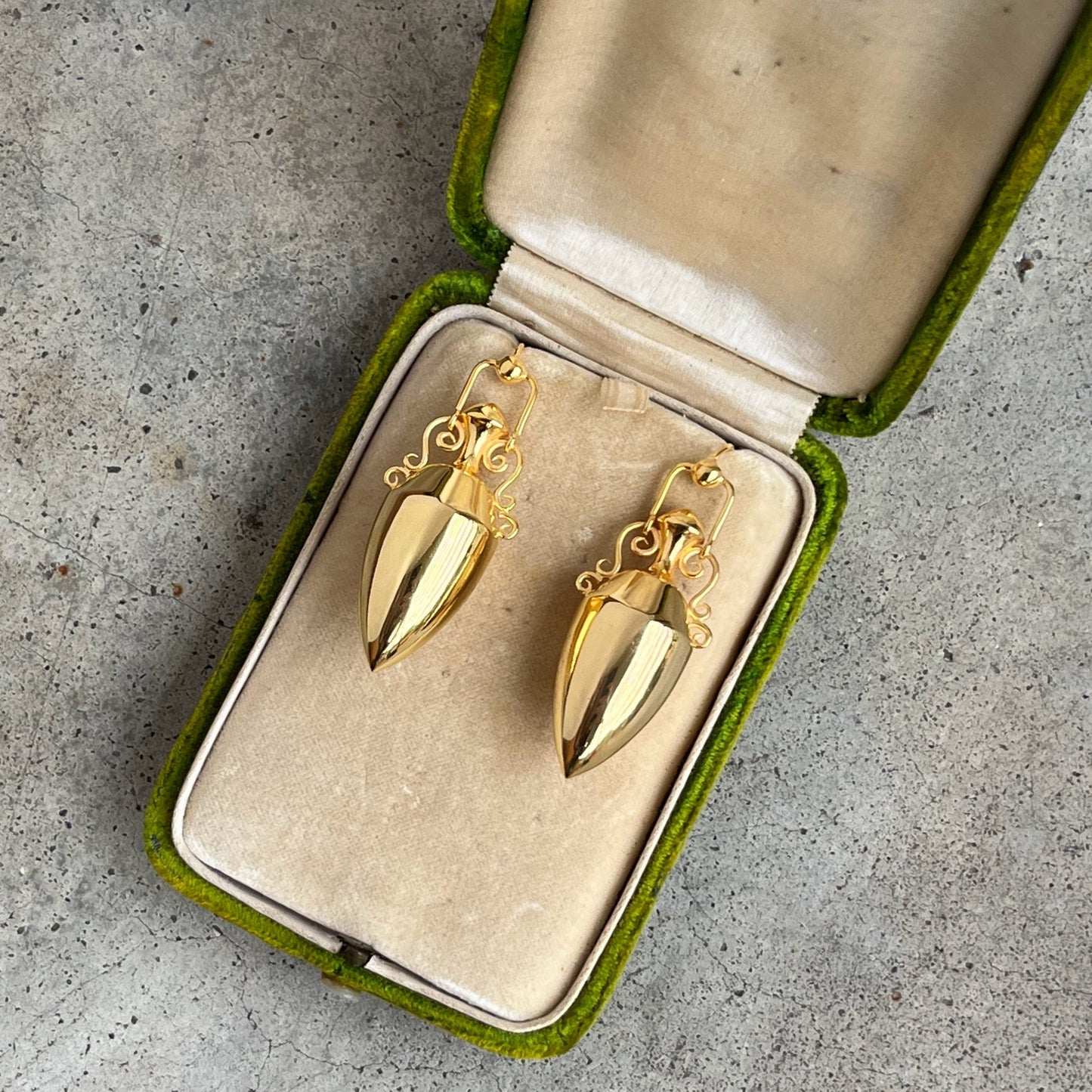 c. 1870s Amphora Earrings