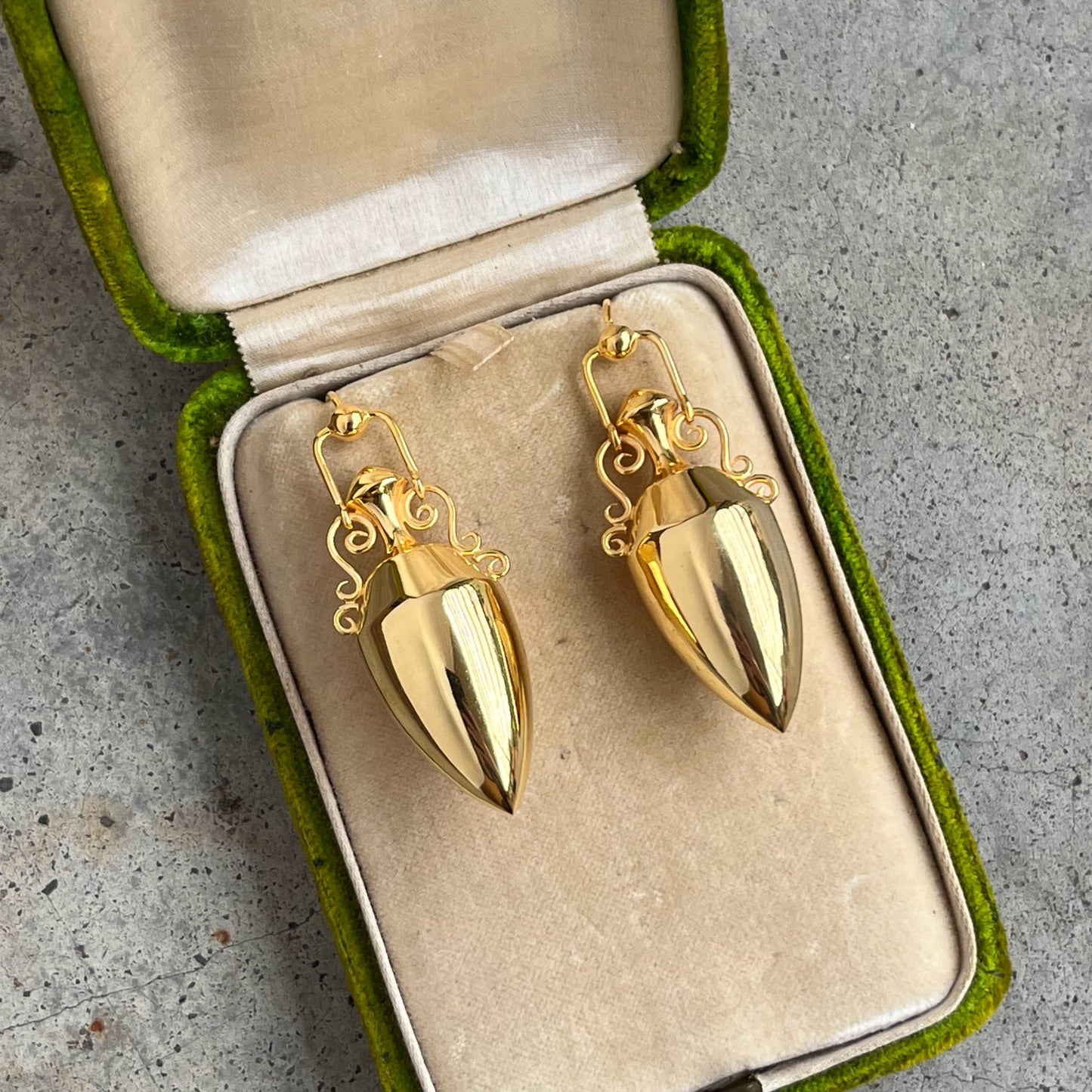 c. 1870s Amphora Earrings