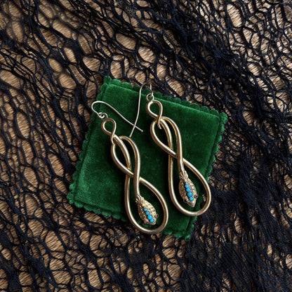 Victorian Snake Earrings