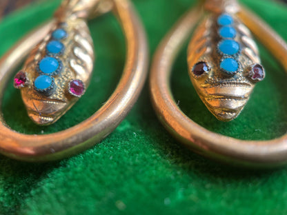 Victorian Snake Earrings