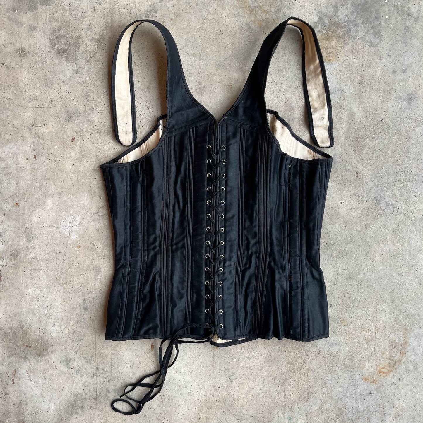 c. 1890s-1900s Black Health Corset