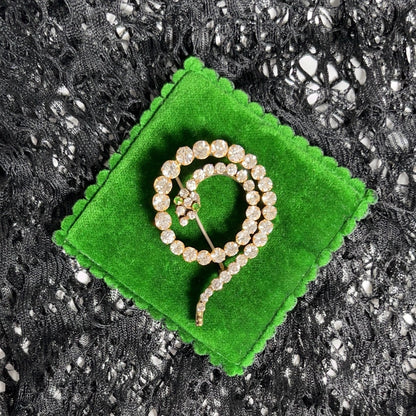 c. 1910s-1920s Spiral Snake Brooch