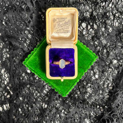 Turn of the Century 10k Gold Moonstone Ring